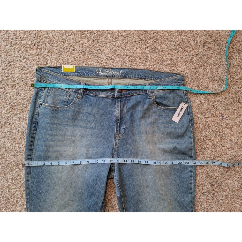 OLD NAVY Woman's Jeans/Pants SWEETHEART, size 18; SHORT/PETITE, Bootcut, NWT - Picture 6 of 13